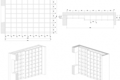 Beispiel CAD-Planung Layout Regal im Wohnzimmer