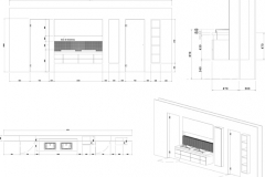 Beispiel CAD-Planung Badezimmereinrichtung